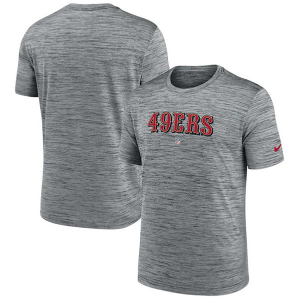 Men's San Francisco 49ers Gray Velocity Performance T-Shirt